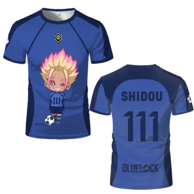 Shidou Anime Blue Lock Eleven Jersey Character