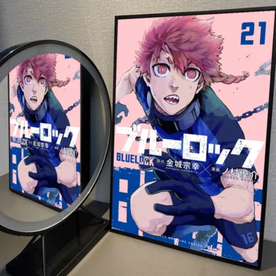 Ranze Kurona Blue Lock Wall Art