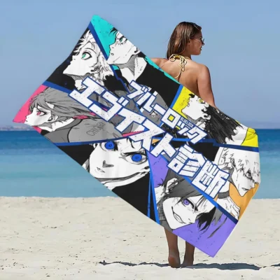 Hot Design BLUE LOCK Beach Towel