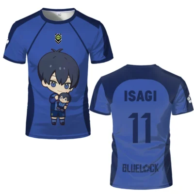 Isagi Anime Blue Lock Eleven Jersey Character