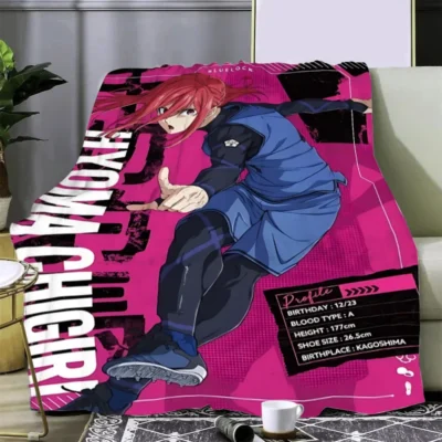 Blue Lock Chigiri Anime Printed Blanket