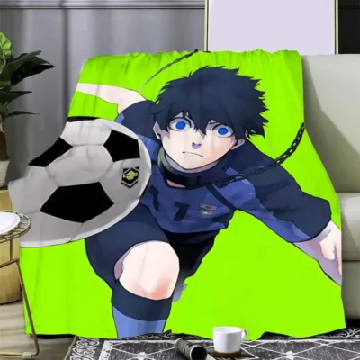 New Blue Lock Anime Printed Colorfull Blanket