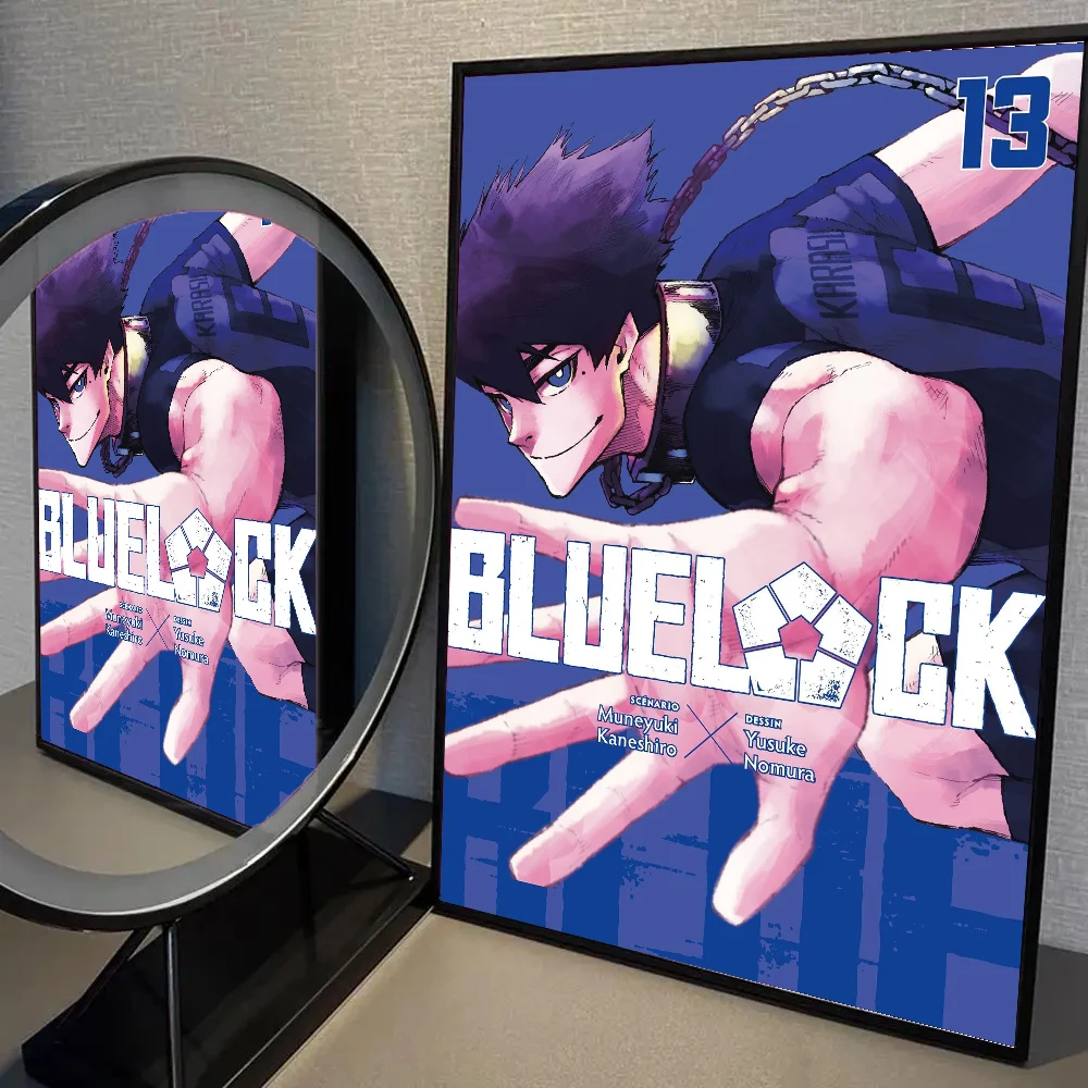 Blue Lock Colorfull Wall Art