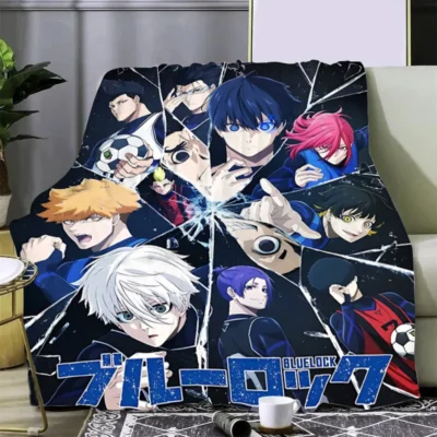 All Characters Blue Lock Anime Printed Blanket