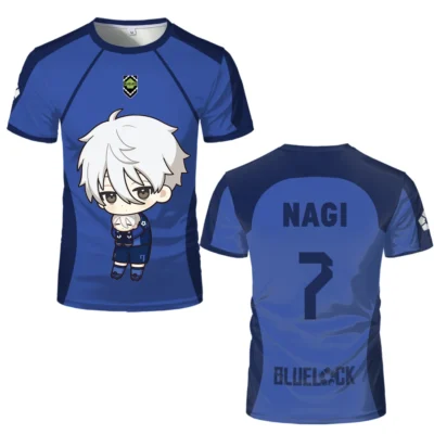 Nagi Anime Blue Lock Eleven Jersey Character