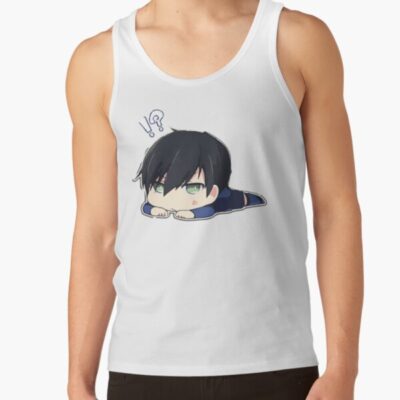 Hot Blue Cute Chibi Hyoma Chigiri Tank Top