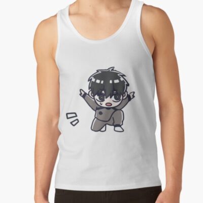 Blue Cute Chibi Hyoma Chigiri Tank Top