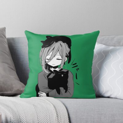Blue Lock 5 Throw Pillow