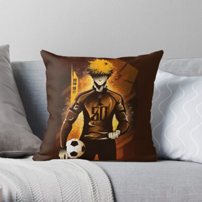 Attack Of Silhouette Muscle Kunigami Throw Pillow