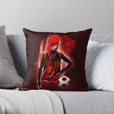 Attack Of Silhouette Princess Chigiri Throw Pillow