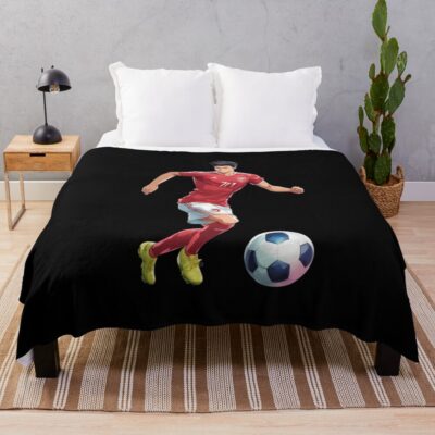 Football Anime Throw Blanket
