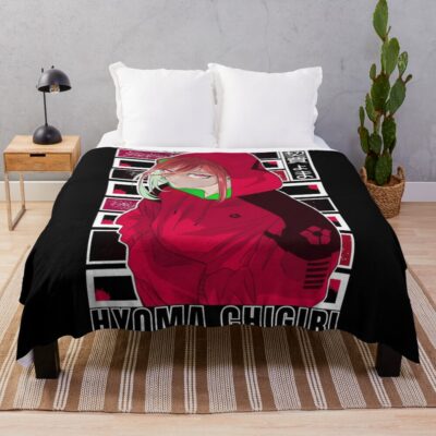 Hyoma Chigiri Color Throw Blanket
