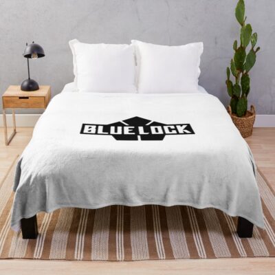 Blue Lock Logo Throw Blanket