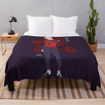 Seishiro Nagi Red Team Throw Blanket
