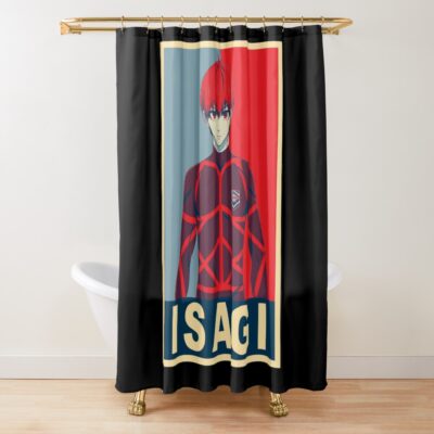 Isagi Yoichi Poster Shower Curtain