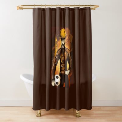 Attack Of Silhouette Muscle Kunigami Shower Curtain