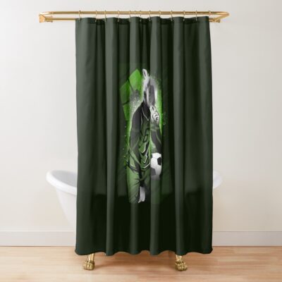Attack Of Silhouette Gin Gagamaru Shower Curtain