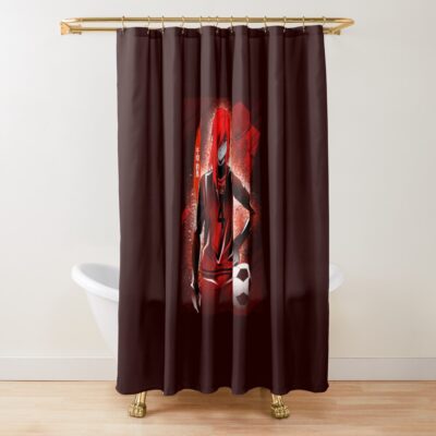 Attack Of Silhouette Princess Chigiri Shower Curtain