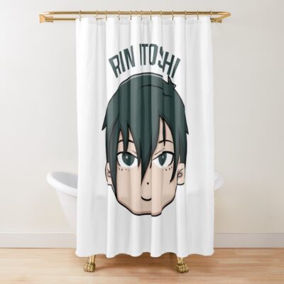 Blue Lock Itoshi Rin Shower Curtain