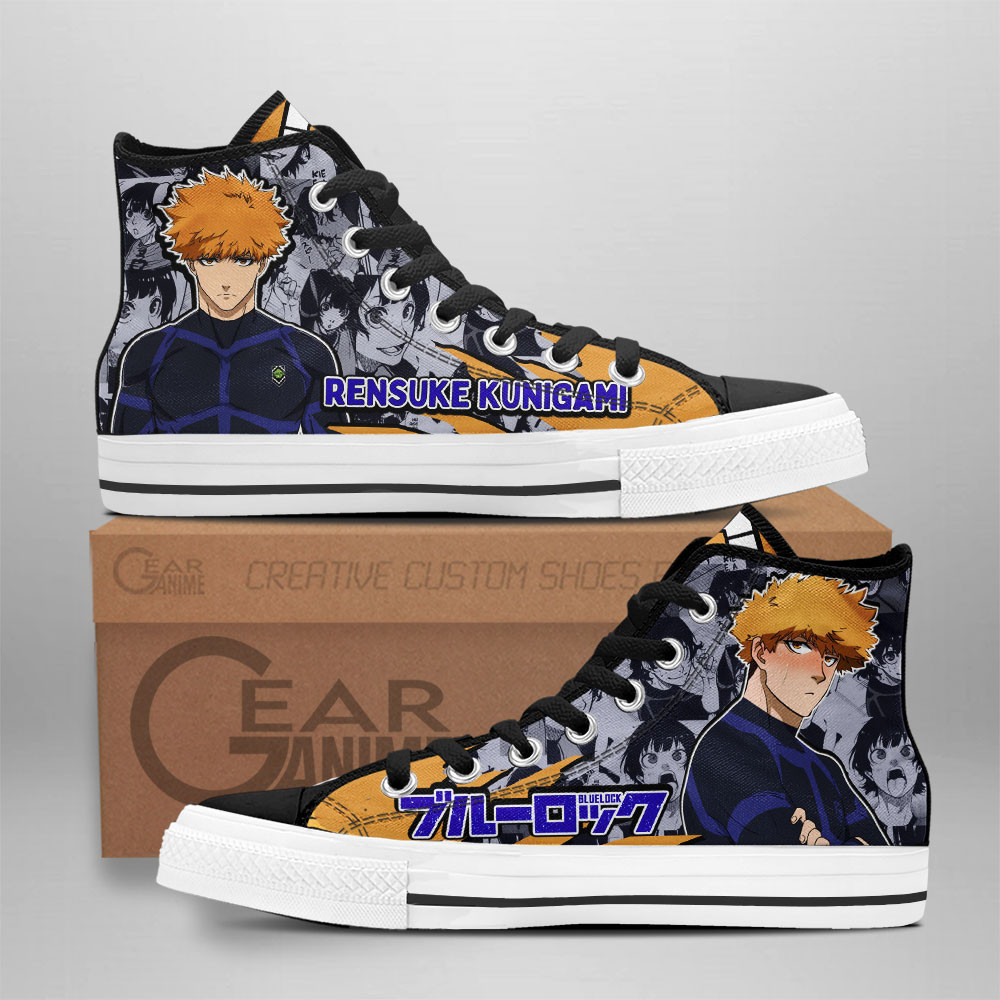 Rensuke Kunigami High Tops Canvas Shoes