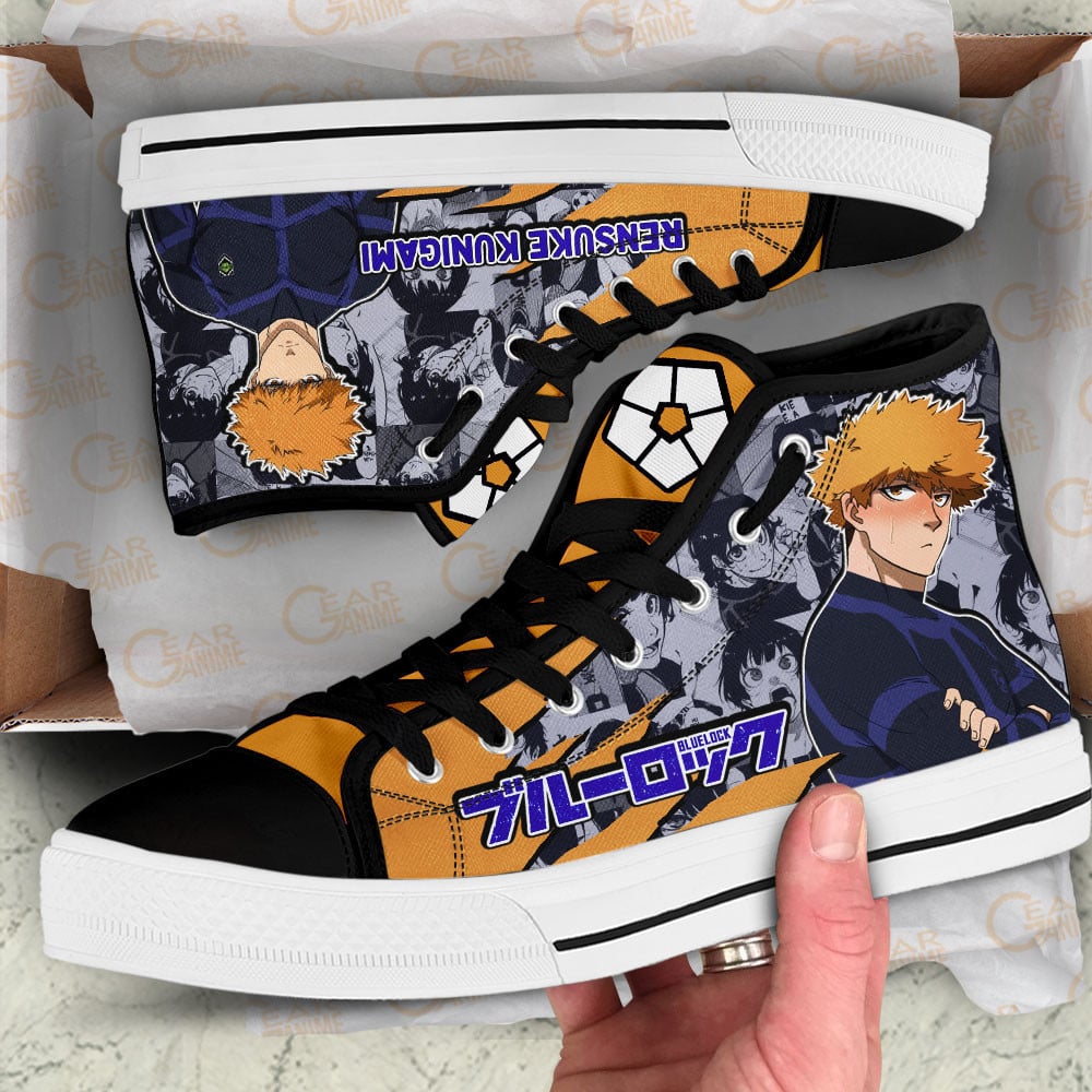 Rensuke Kunigami High Tops Canvas Shoes - Image 2