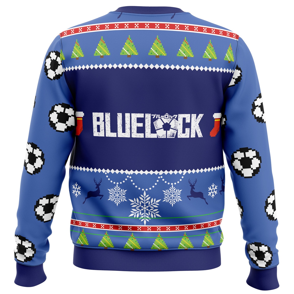 Blue Lock Ugly Christmas Sweater - Image 2