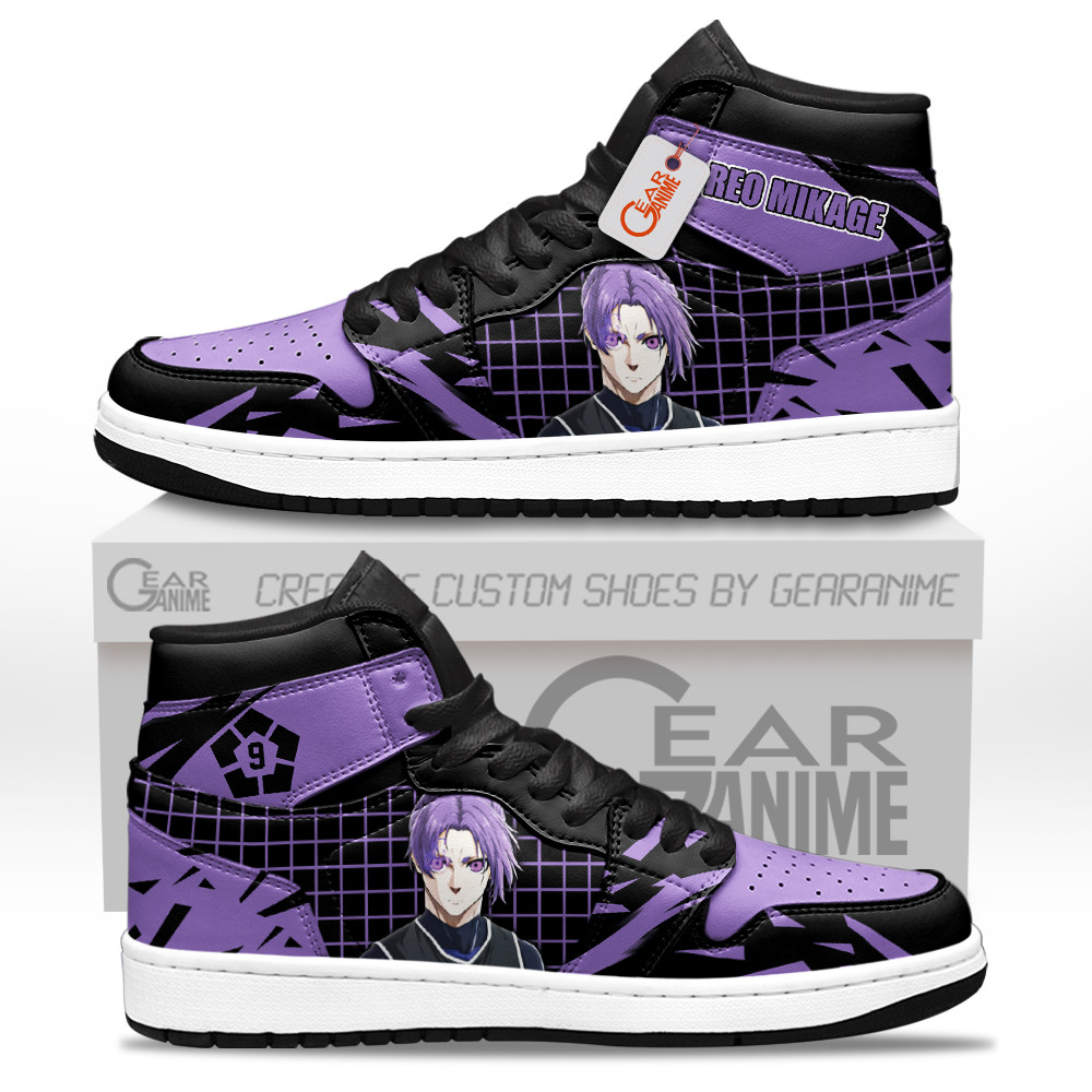 Blue Lock Reo Mikage J1s Sneakers