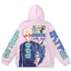 nagi Flat Hoodie back - Blue Lock Merchandise