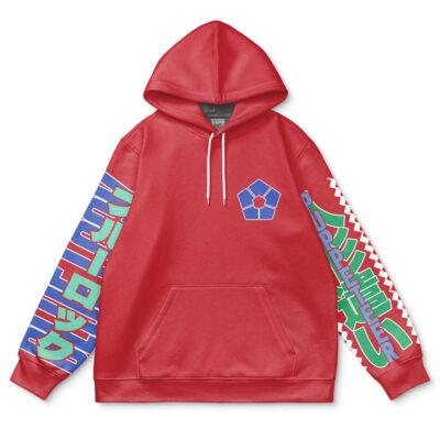 rin Flat Hoodie front - Blue Lock Merchandise
