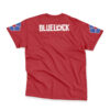 rin Streetwear T Shirt Back wrinkly 1 - Blue Lock Merchandise